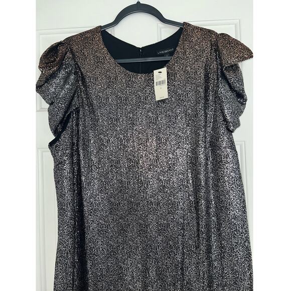 Lane Bryant Gold Glitter Cocktail Party Dress - size 20 - OD - Picture 5 of 9